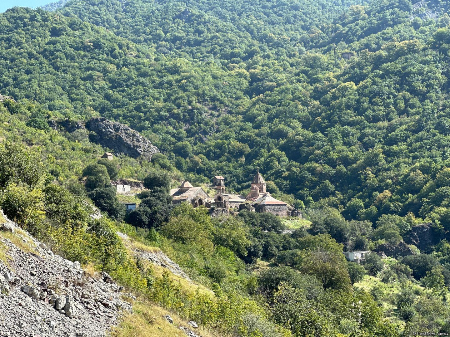 Azerbaijan airs footage from nation's Khudavang Monastery vandalized by Armenia (PHOTO)