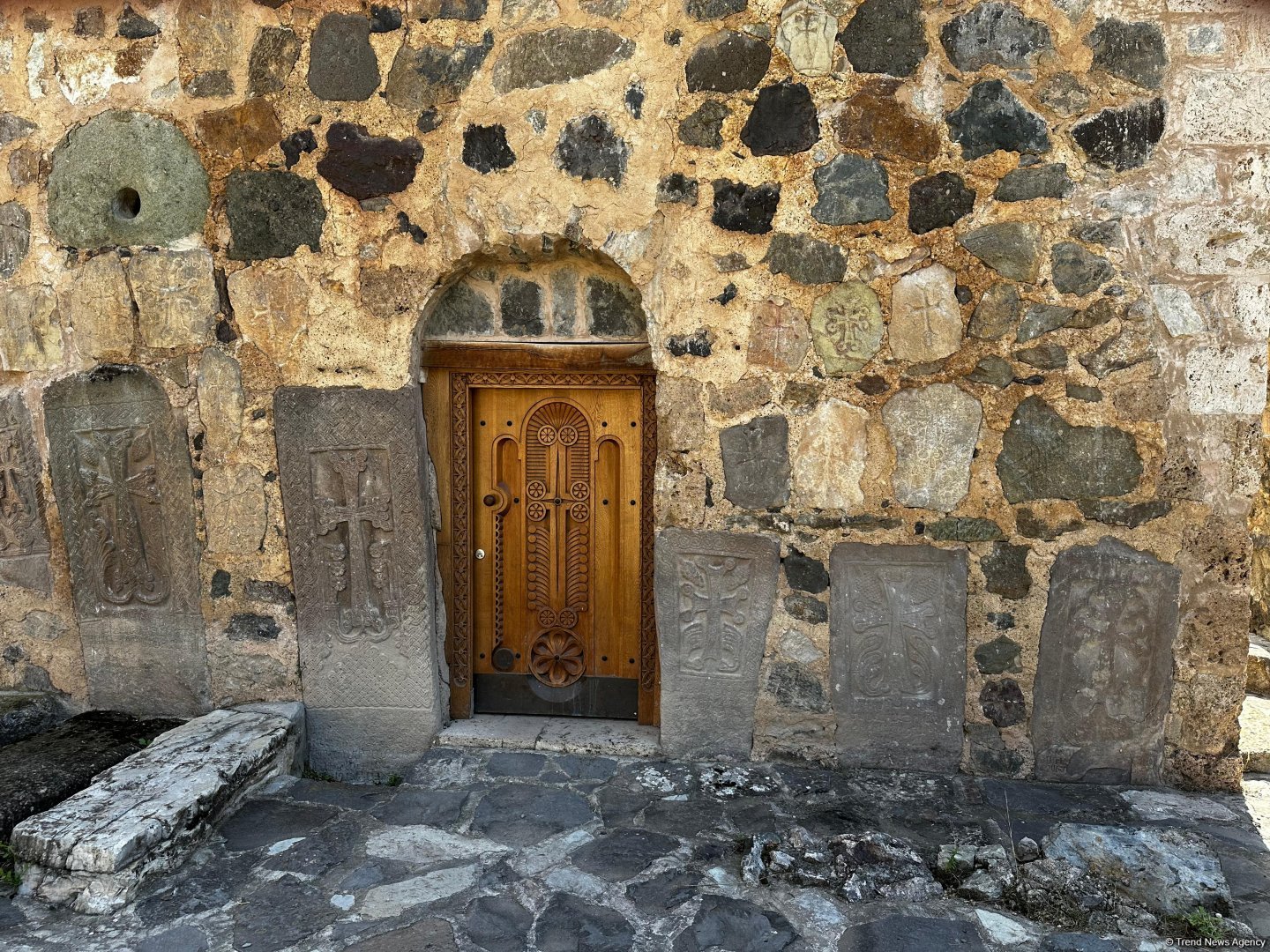 Azerbaijan airs footage from nation's Khudavang Monastery vandalized by Armenia (PHOTO)