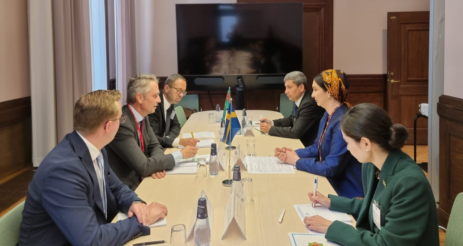 Turkmenistan, Sweden discuss enhancing bilateral relations in Stockholm meeting