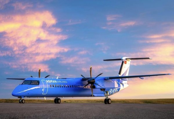New plane lands at Kyrgyzstan's airport from Canada
