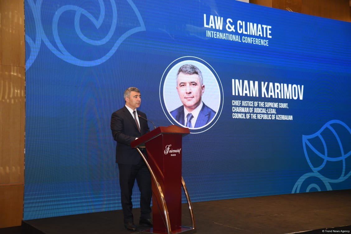 Legal system can grow into crucial tool in fight against climate change - Azerbaijani official