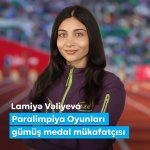 First Vice-President Mehriban Aliyeva congratulates Lamiya Valiyeva on Paralympic silver (PHOTO)