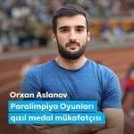 First Vice-President Mehriban Aliyeva congratulates Orkhan Aslanov on Paralympic gold (PHOTO)
