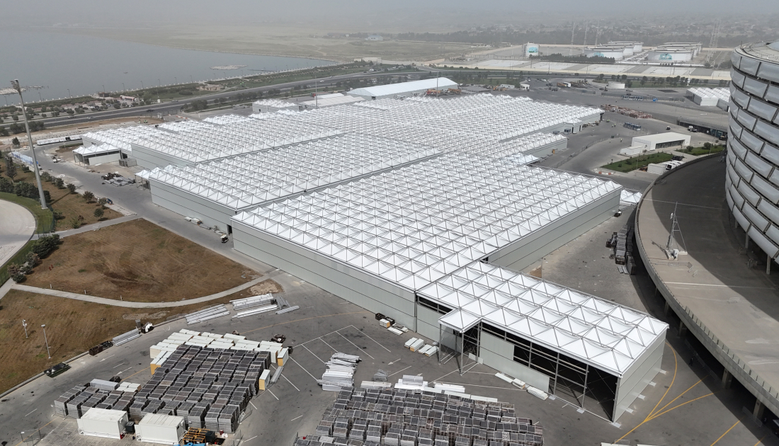 President Ilham Aliyev reviews COP29 venue preparations at Baku Olympic Stadium (PHOTO/VIDEO)