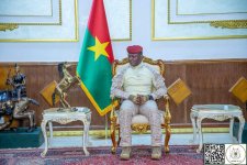 Azerbaijan's presidential representative meets Burkina Faso president (PHOTO)
