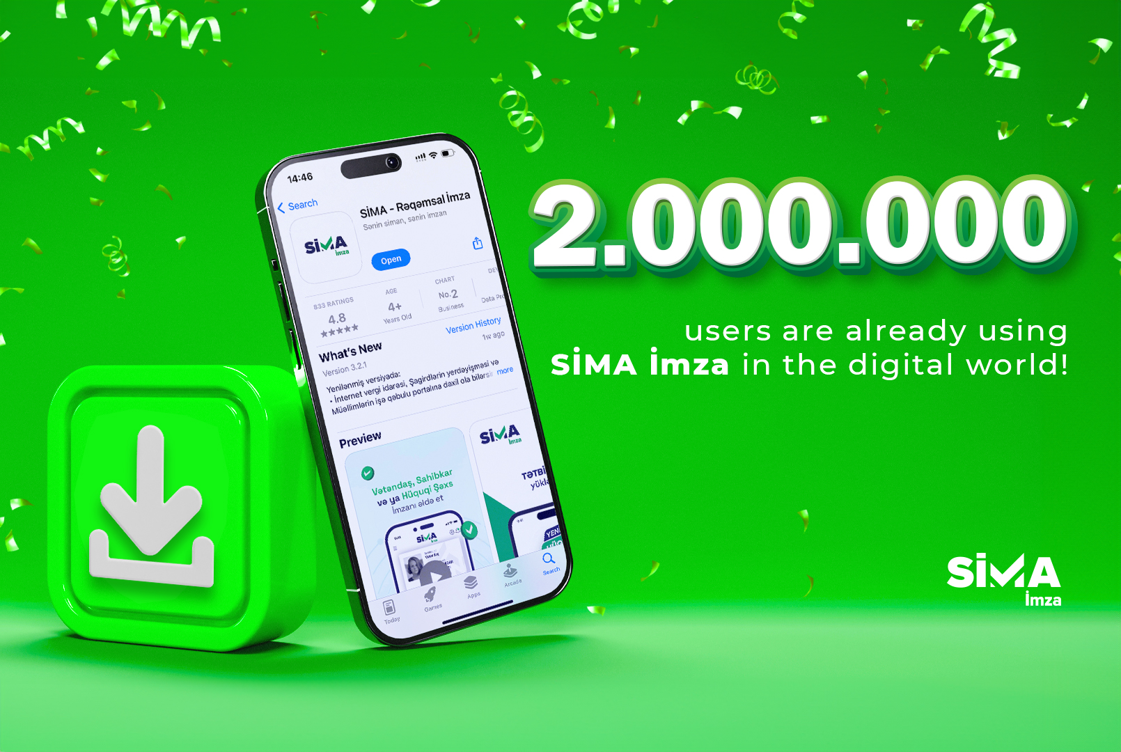 Number of “SİMA İmza” downloads exceeds 2 million