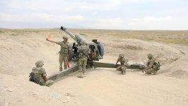 Azerbaijani Combined Arms Army's artillery units conduct exemplary live-fire tactical exercises (PHOTO)