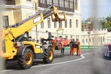 Major crash shakes up practice sessions at Formula 1 Azerbaijan Grand Prix (PHOTO)