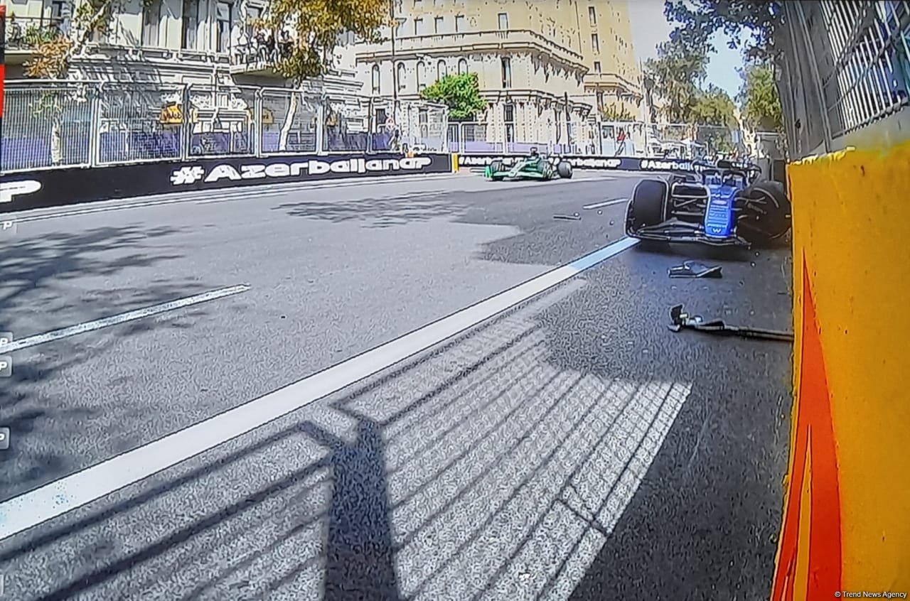 Another F1 driver crashes out in latest Azerbaijan Grand Prix practice sessions