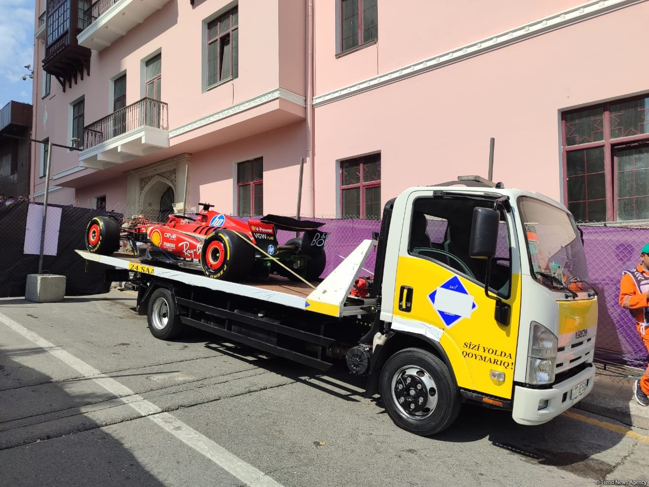 Major crash shakes up practice sessions at Formula 1 Azerbaijan Grand Prix (PHOTO)