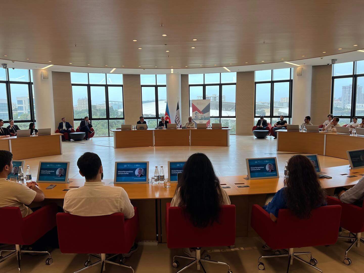 UK Secret Intelligence Service's head gives lecture at Azerbaijan's ADA University (PHOTO)