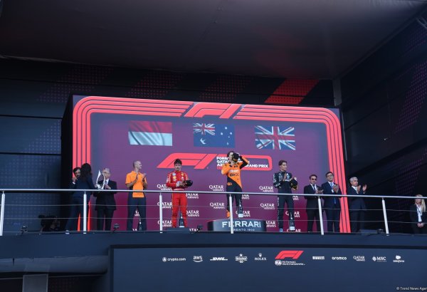 Winners of Formula 1 final race awarded in Baku (PHOTO/VIDEO)