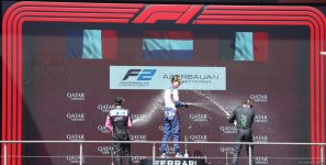 Baku hosts awarding ceremony of winners of main Formula 2 team races (PHOTO)