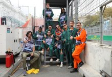 Green post returns to Azerbaijan Formula 1 Grand Prix platform (PHOTO)