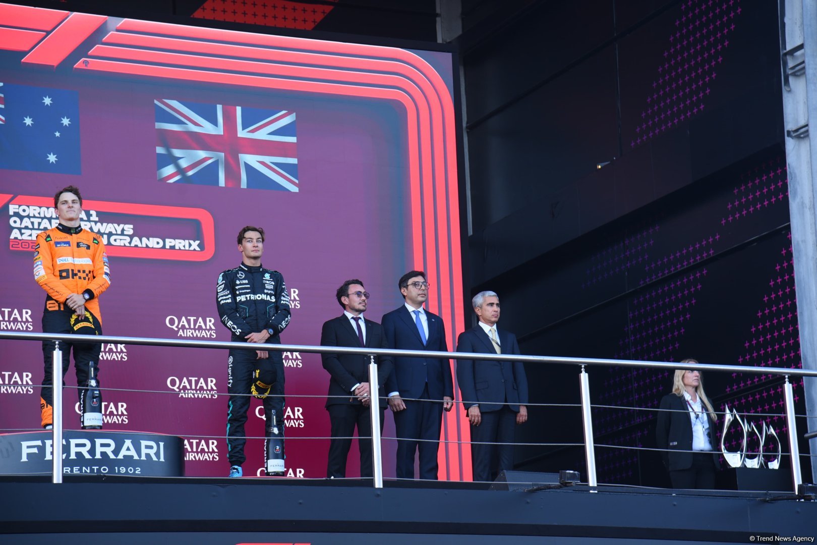 Winners of Formula 1 final race awarded in Baku (PHOTO/VIDEO)