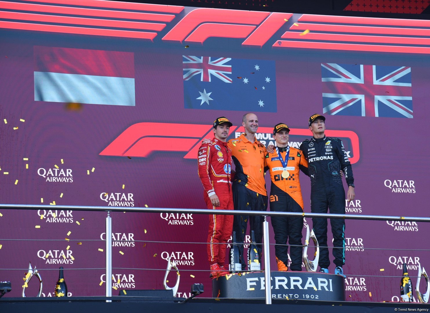 Winners of Formula 1 final race awarded in Baku (PHOTO/VIDEO)