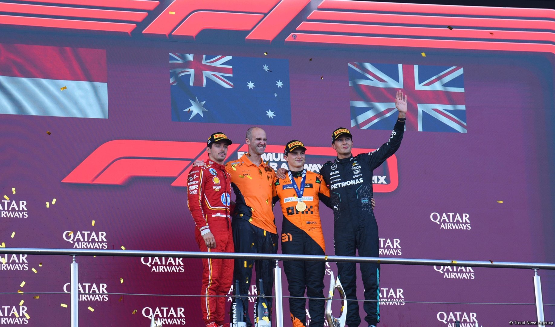 Winners of Formula 1 final race awarded in Baku (PHOTO/VIDEO)