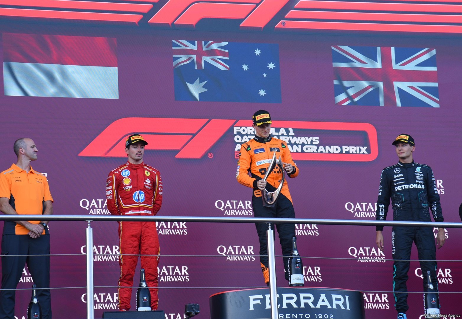Winners of Formula 1 final race awarded in Baku (PHOTO/VIDEO)