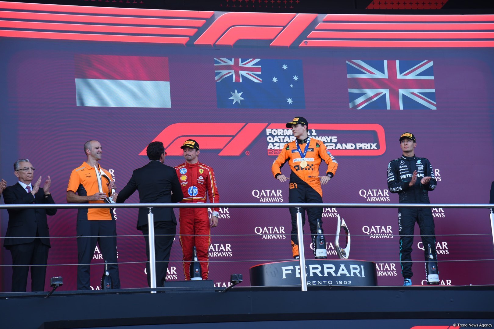 Winners of Formula 1 final race awarded in Baku (PHOTO/VIDEO)
