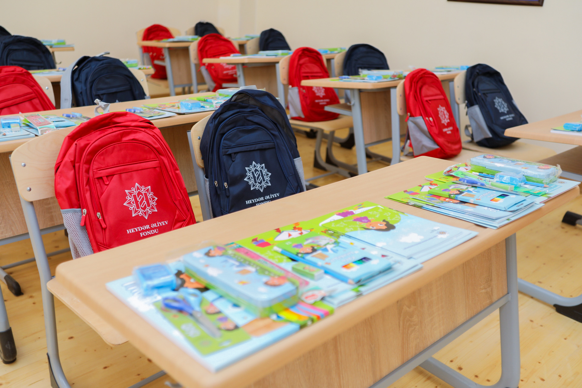 Heydar Aliyev Foundation hands over new school built in nation's Aghstafa district (PHOTO/VIDEO)