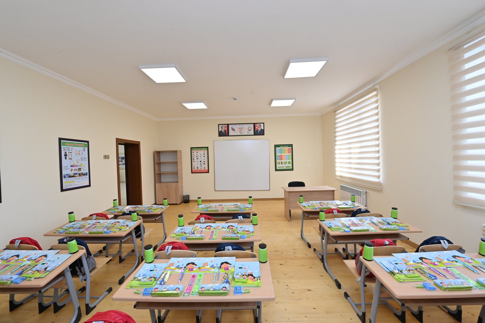 Heydar Aliyev Foundation opens school in Aranli village of Azerbaijan's Imishli (PHOTO/VIDEO)