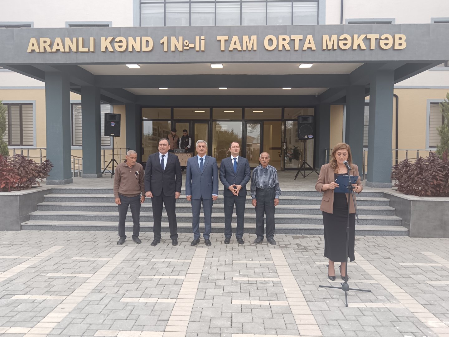 Heydar Aliyev Foundation opens school in Aranli village of Azerbaijan's Imishli (PHOTO/VIDEO)