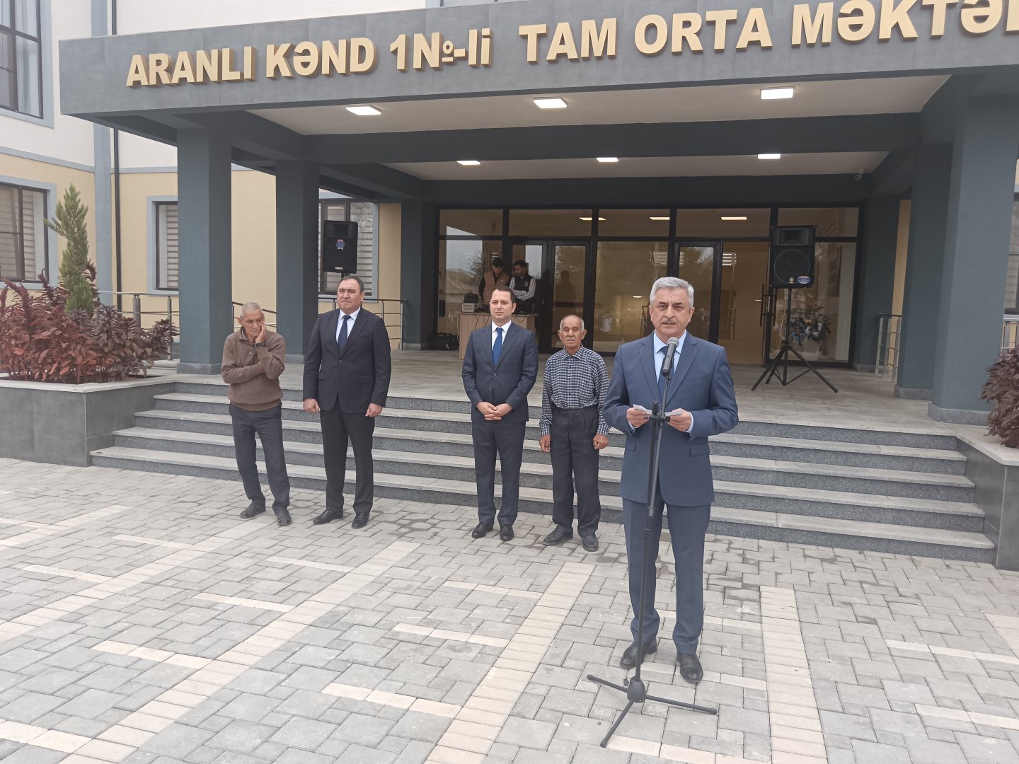 Heydar Aliyev Foundation opens school in Aranli village of Azerbaijan's Imishli (PHOTO/VIDEO)