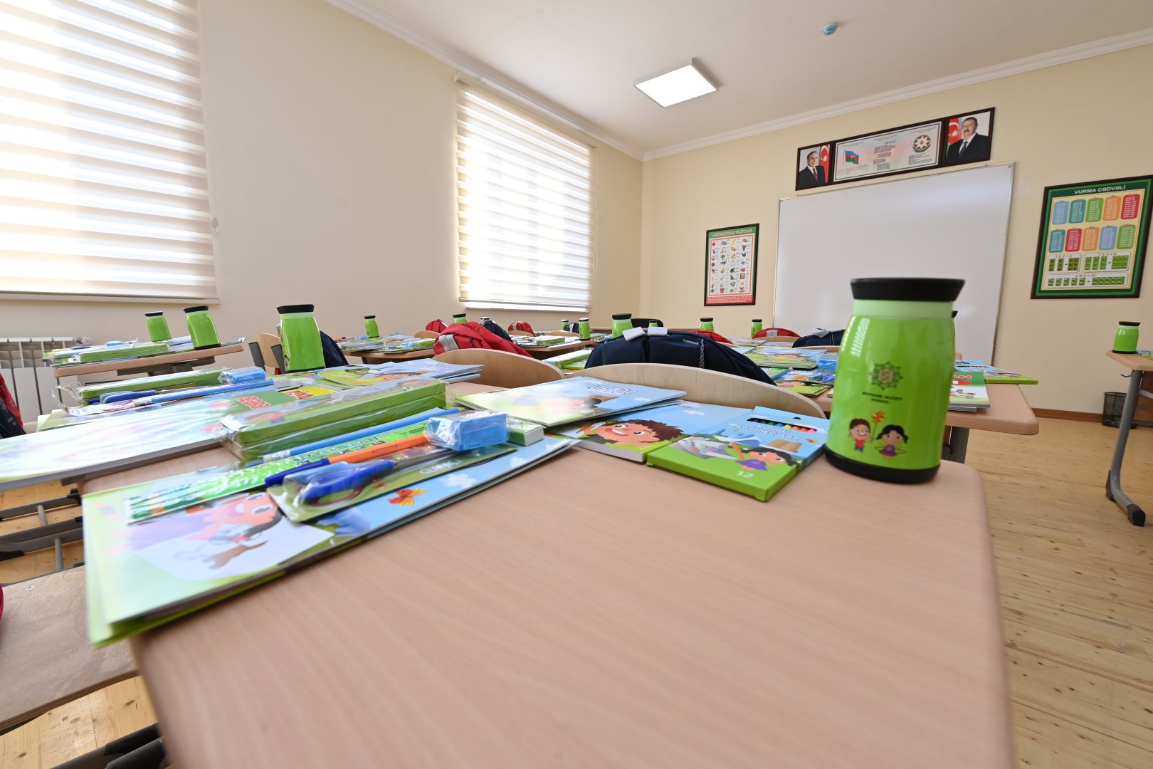 Heydar Aliyev Foundation presents new school built in Azerbaijan's Saatli district (PHOTO)