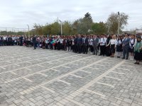 Heydar Aliyev Foundation opens school in Aranli village of Azerbaijan's Imishli (PHOTO/VIDEO)