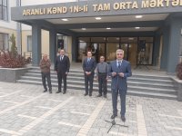 Heydar Aliyev Foundation opens school in Aranli village of Azerbaijan's Imishli (PHOTO/VIDEO)