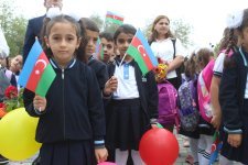 Heydar Aliyev Foundation opens school in Aranli village of Azerbaijan's Imishli (PHOTO/VIDEO)