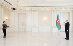 President Ilham Aliyev receives credentials of incoming ambassador of Algeria to Azerbaijan (PHOTO)