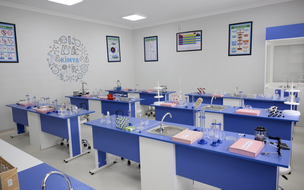 Vice-President of Heydar Aliyev Foundation Leyla Aliyeva attends Bilasuvar school opening ceremony (PHOTO)