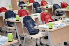Vice-President of Heydar Aliyev Foundation Leyla Aliyeva attends Bilasuvar school opening ceremony (PHOTO)