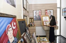 Vice-President of Heydar Aliyev Foundation Leyla Aliyeva visits family of National Hero Mubariz Ibrahimov (PHOTO)