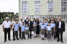 Vice-President of Heydar Aliyev Foundation Leyla Aliyeva attends Bilasuvar school opening ceremony (PHOTO)