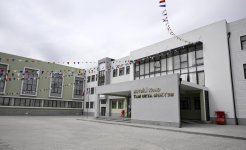 Vice-President of Heydar Aliyev Foundation Leyla Aliyeva attends Bilasuvar school opening ceremony (PHOTO)