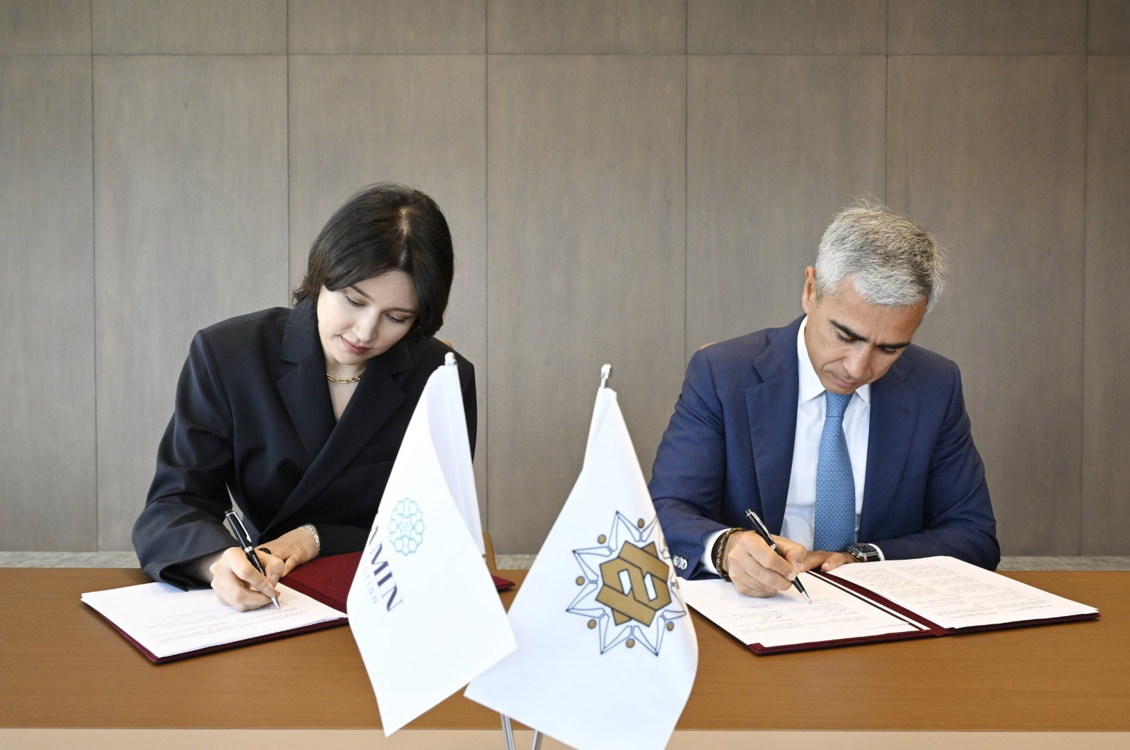 Heydar Aliyev Foundation, Zamin Int'l Public Foundation sign memorandum (PHOTO/VIDEO)