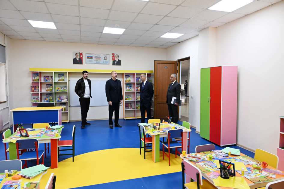 President Ilham Aliyev attends reopening of Nizami Ganjavi Secondary School in Khankendi (PHOTO/VIDEO)