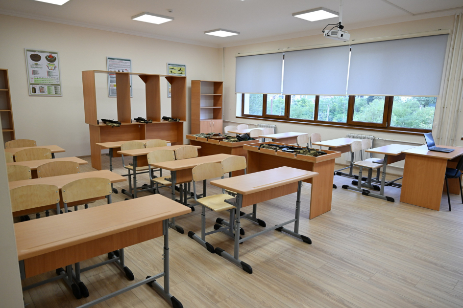 President Ilham Aliyev attends reopening of Nizami Ganjavi Secondary School in Khankendi (PHOTO/VIDEO)