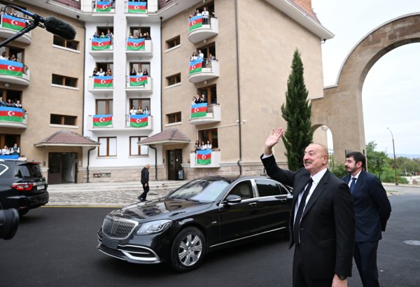 President Ilham Aliyev attends opening of Garabagh University's renovated student dormitory in Khankendi (PHOTO)