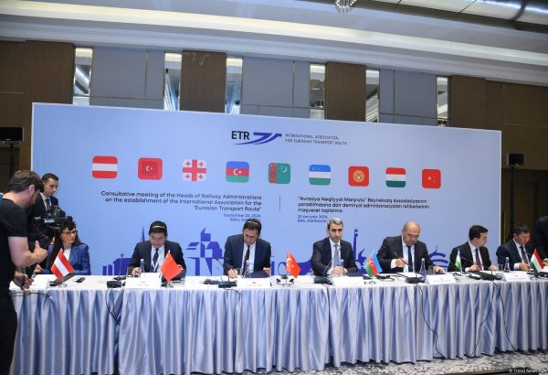 Consultative meeting inks protocol to set Eurasian Transport Route association (PHOTO)