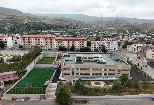 Renovated secondary school No. 4 in Azerbaijan's Khankendi (VIDEO)