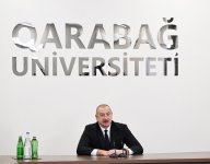 President Ilham Aliyev attends inauguration of renovated Garabagh University (PHOTO/VIDEO)