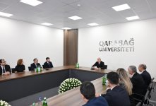 President Ilham Aliyev attends inauguration of renovated Garabagh University (PHOTO/VIDEO)