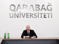 President Ilham Aliyev attends inauguration of renovated Garabagh University (PHOTO/VIDEO)