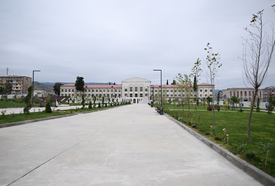 President Ilham Aliyev attends inauguration of renovated Garabagh University (PHOTO/VIDEO)