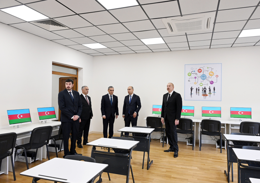 President Ilham Aliyev attends inauguration of renovated Garabagh University (PHOTO/VIDEO)