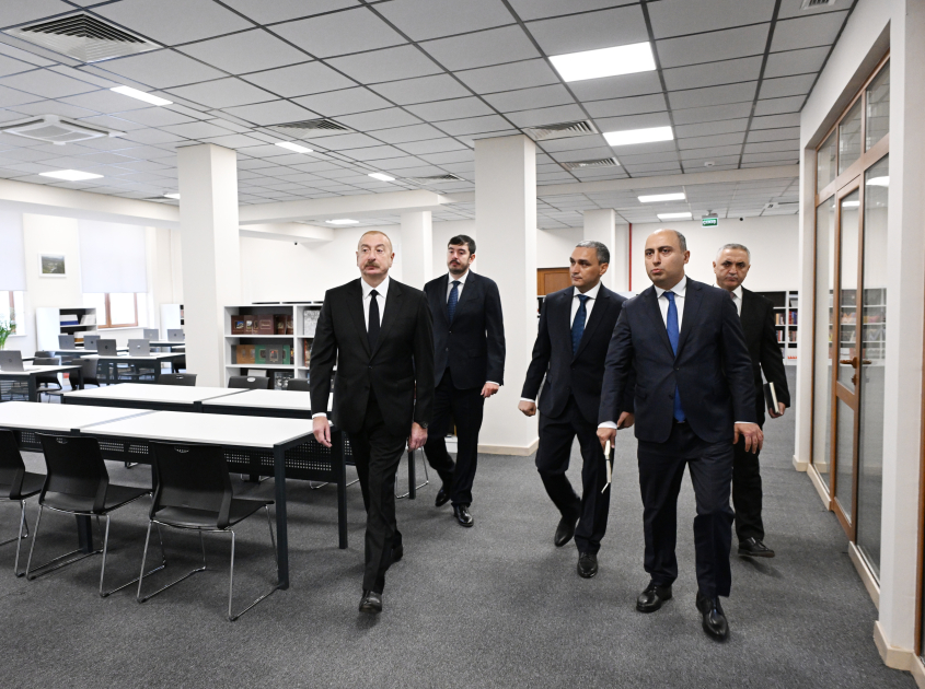 President Ilham Aliyev attends inauguration of renovated Garabagh University (PHOTO/VIDEO)