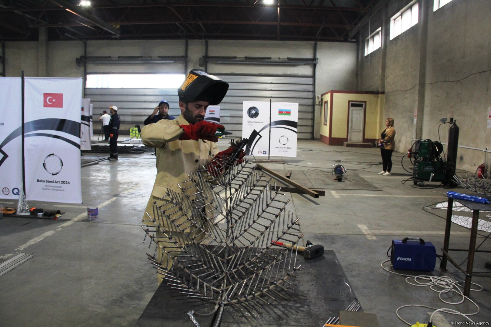 "Baku Steel Art 2024" - the inaugural international metal symposium keeps going (PHOTO)